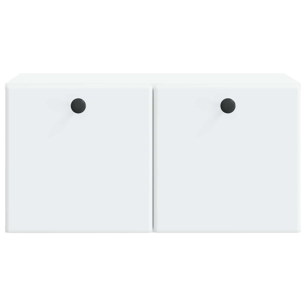 Wandmontierter TV-Schrank 59,5 x 31 x 30 cm Weiß Holzwerkstoff