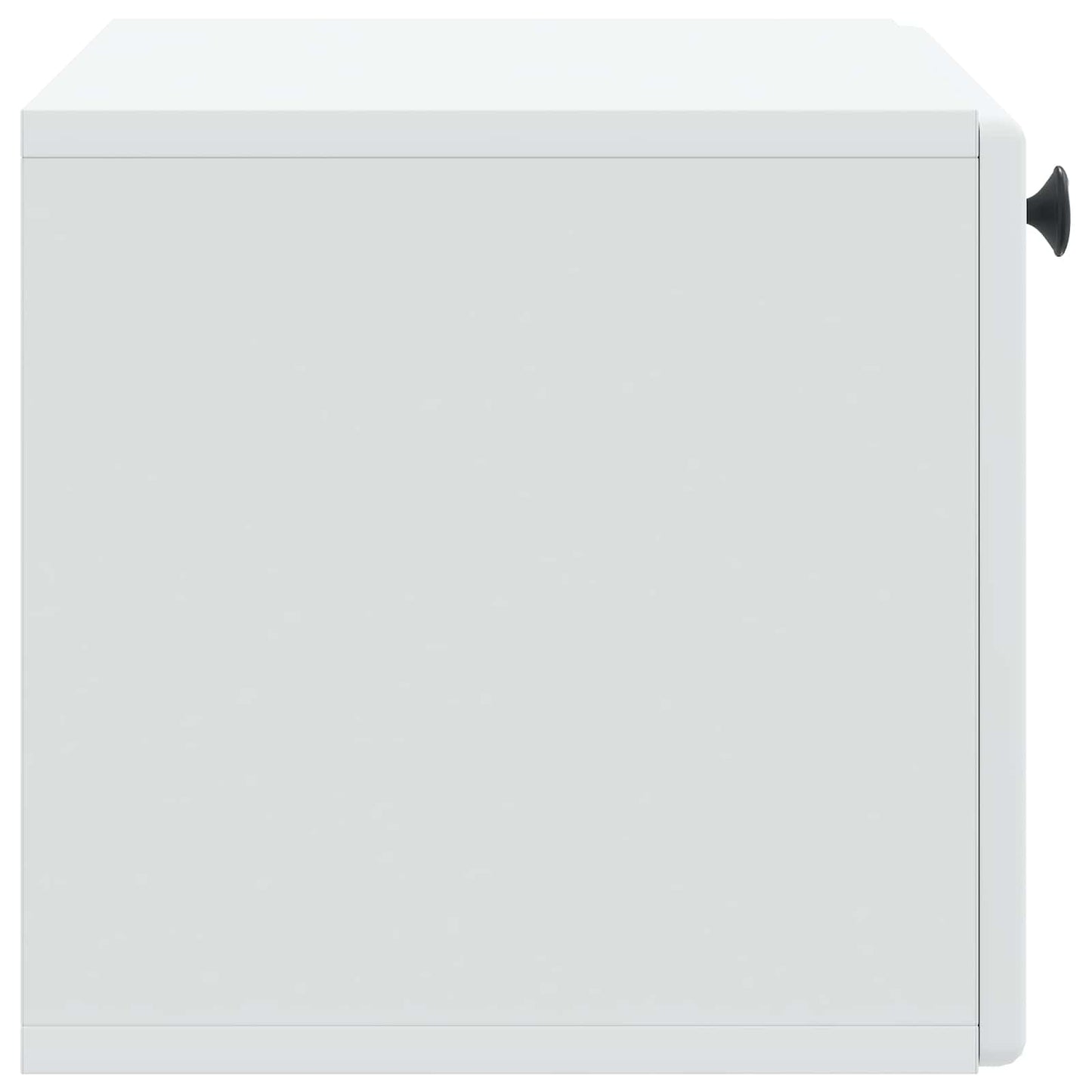 Wandmontierter TV-Schrank 59,5 x 31 x 30 cm Weiß Holzwerkstoff