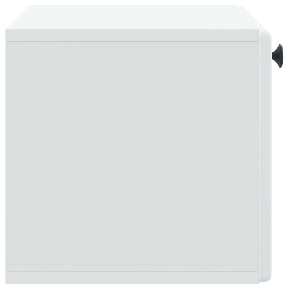 Wandmontierter TV-Schrank 59,5 x 31 x 30 cm Weiß Holzwerkstoff
