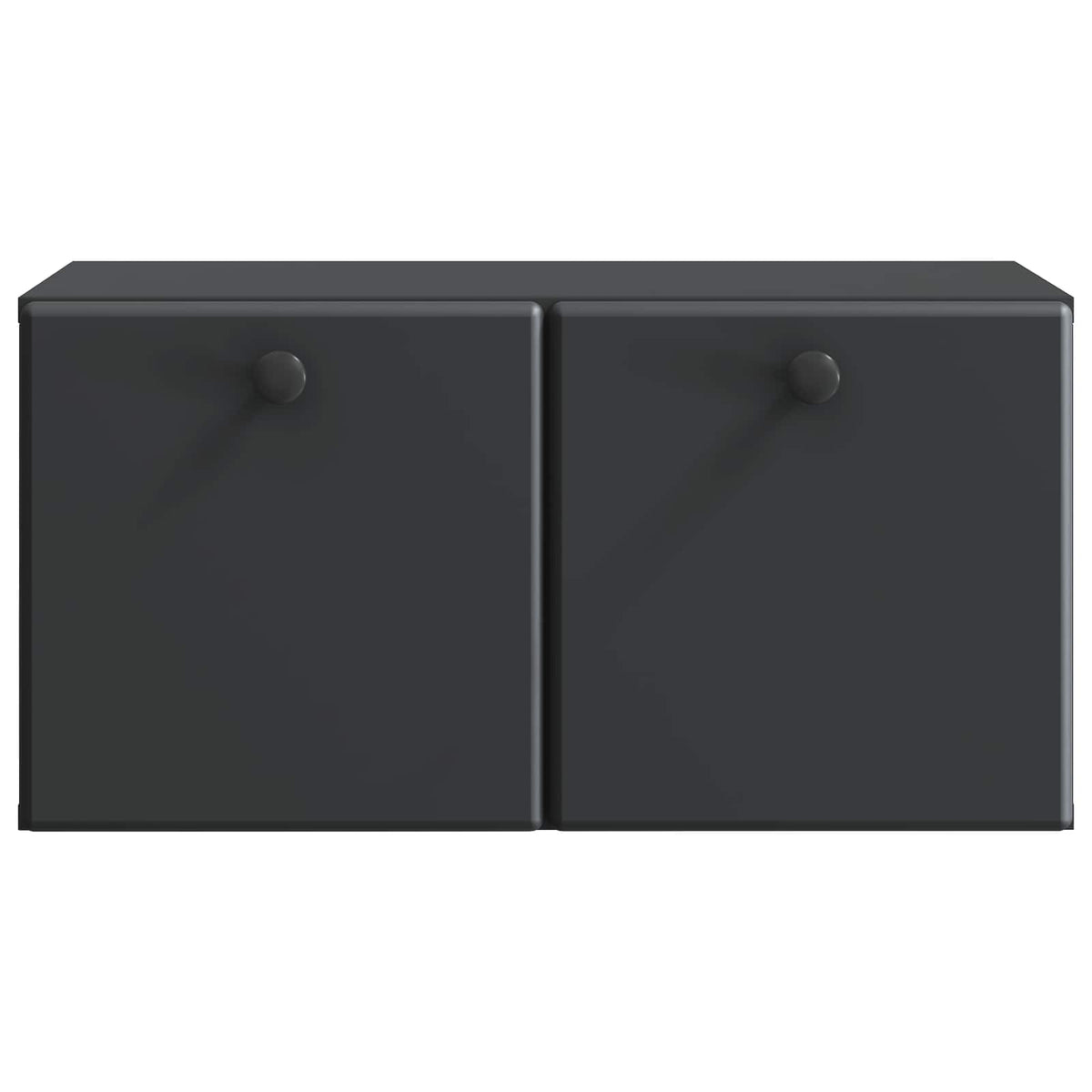 Wandmontierter TV-Schrank 59,5 x 31 x 30 cm Schwarz