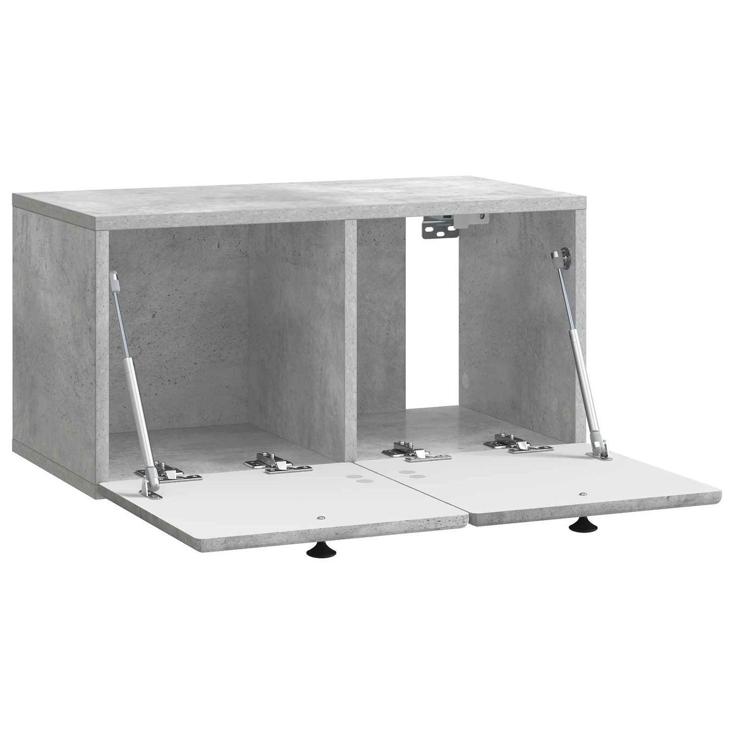 Wandmontierter TV-Schrank 59,5 x 31 x 30 cm Betongrau