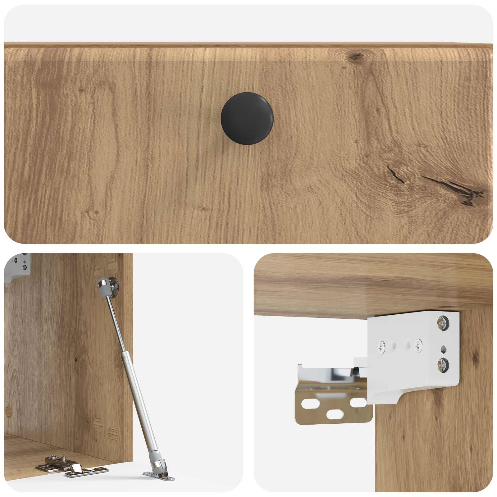 Wandmontierter TV-Schrank 59,5 x 31 x 30 cm Artisan-Eiche