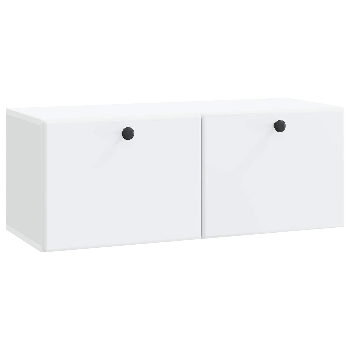 Wandmontierter TV-Schrank 78,5 x 31 x 30 cm Weiß Holzwerkstoff