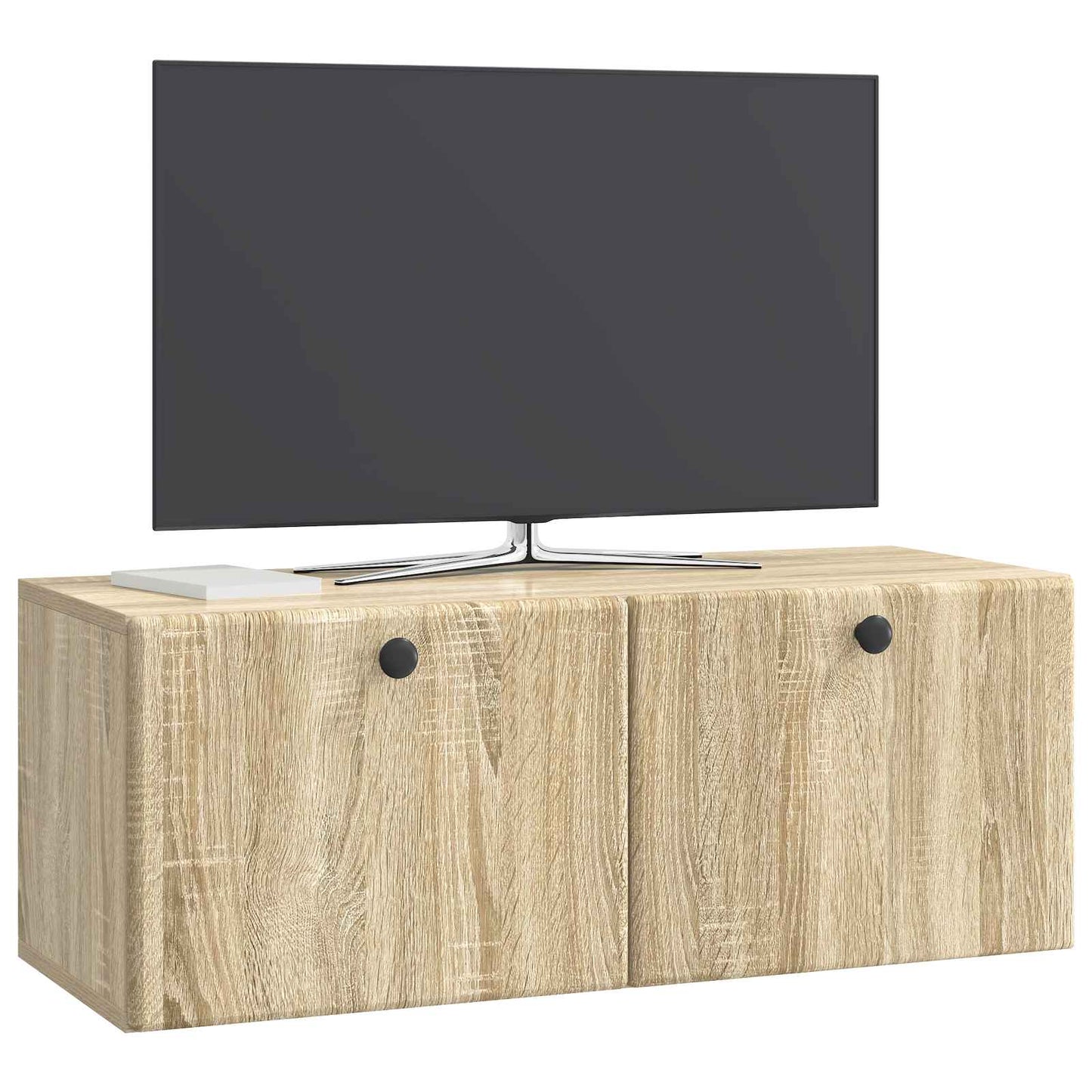 Wandmontierter TV-Schrank 78,5 x 31 x 30 cm Sonoma-Eiche