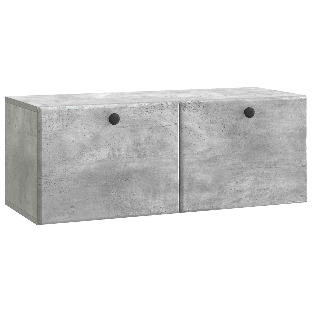 Wandmontierter TV-Schrank 78,5 x 31 x 30 cm Betongrau