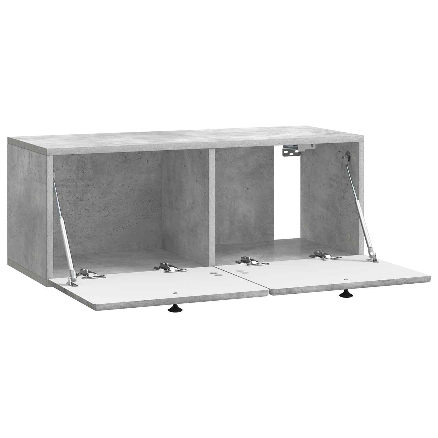 Wandmontierter TV-Schrank 78,5 x 31 x 30 cm Betongrau