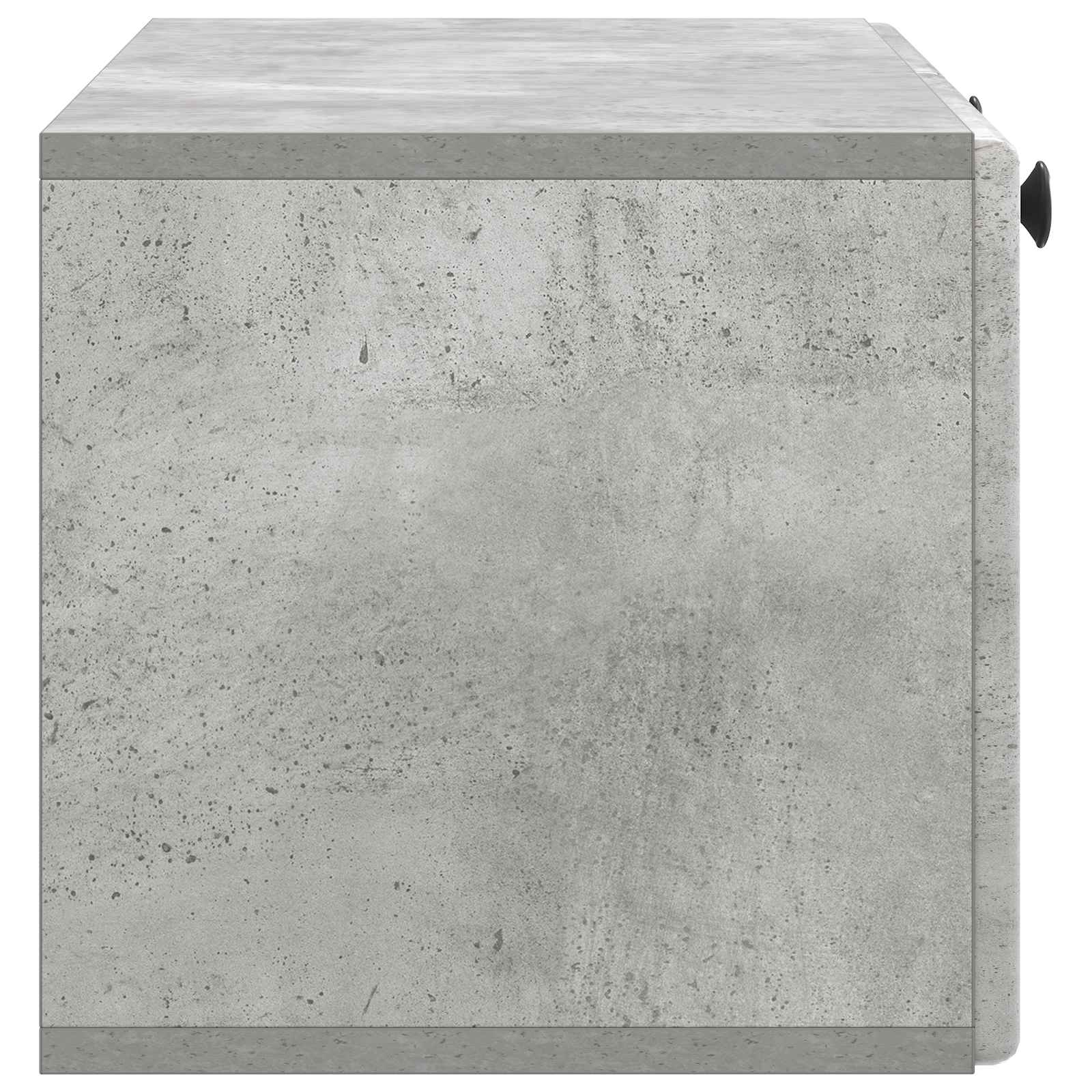 Wandmontierter TV-Schrank 78,5 x 31 x 30 cm Betongrau