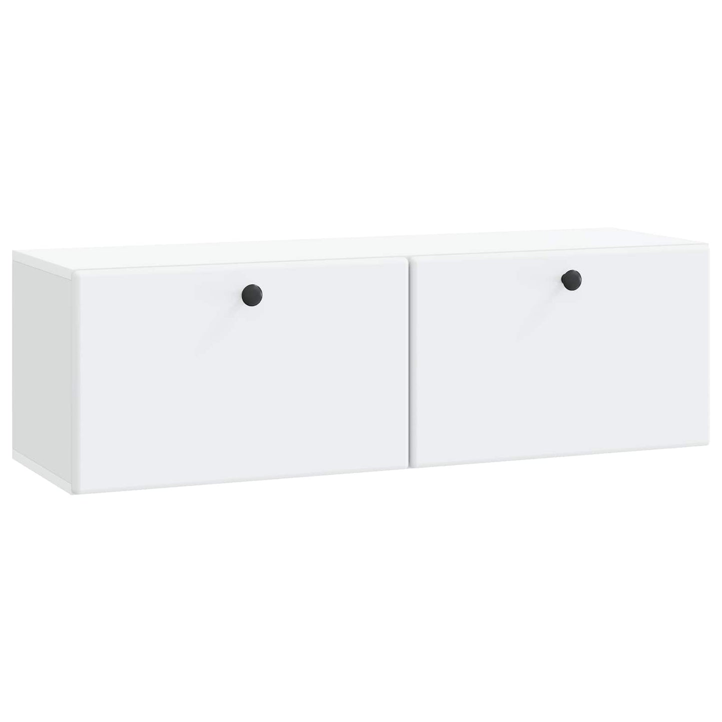 Wandmontierter TV-Schrank 98 x 31 x 30 cm Weiß Holzwerkstoff