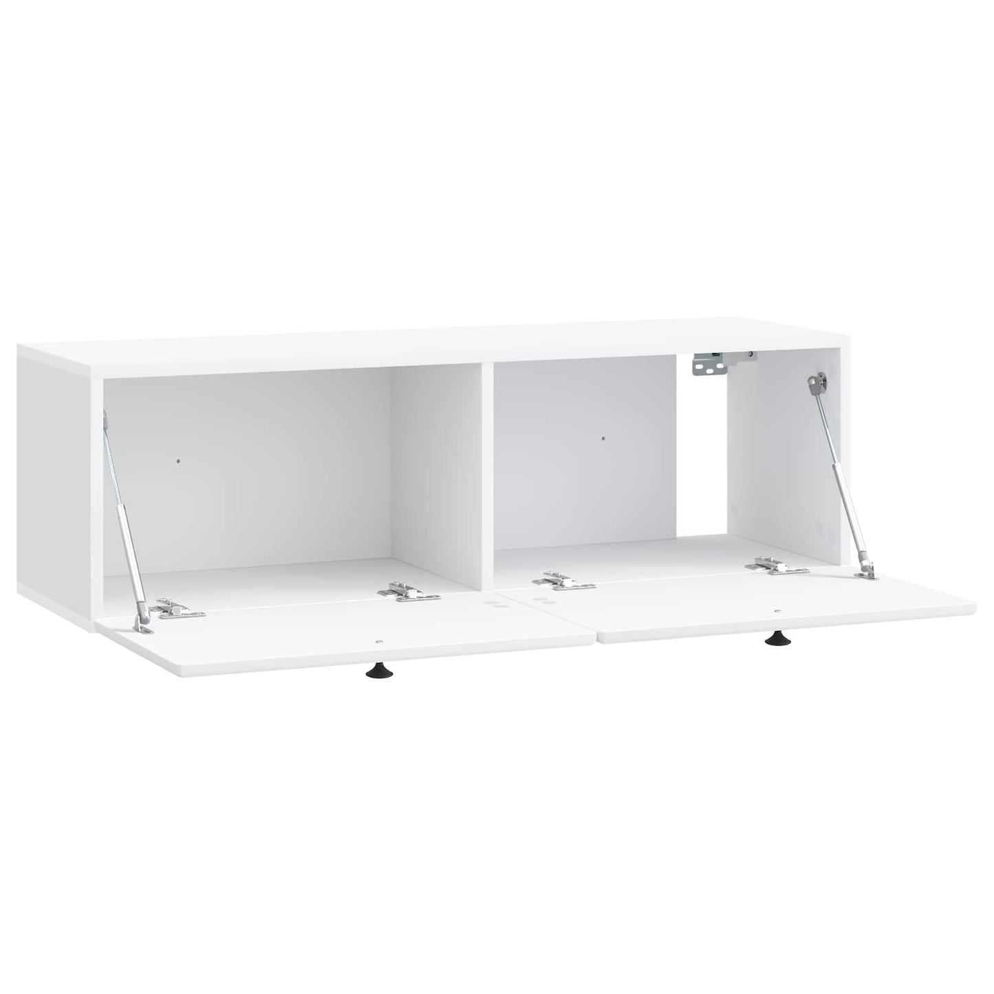 Wandmontierter TV-Schrank 98 x 31 x 30 cm Weiß Holzwerkstoff