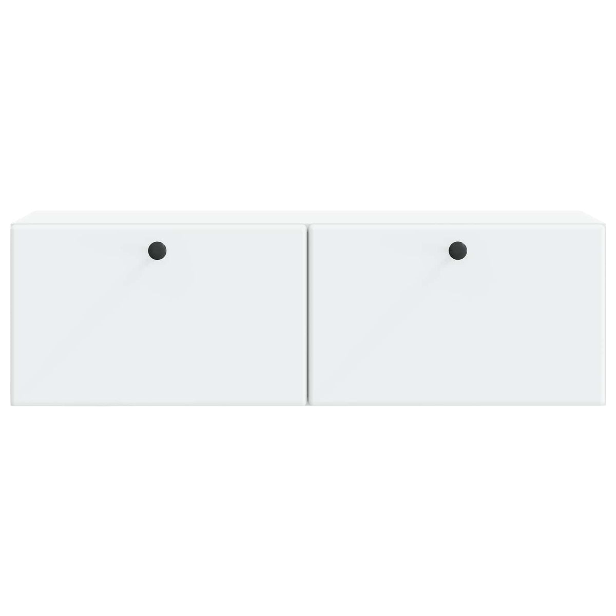 Wandmontierter TV-Schrank 98 x 31 x 30 cm Weiß Holzwerkstoff