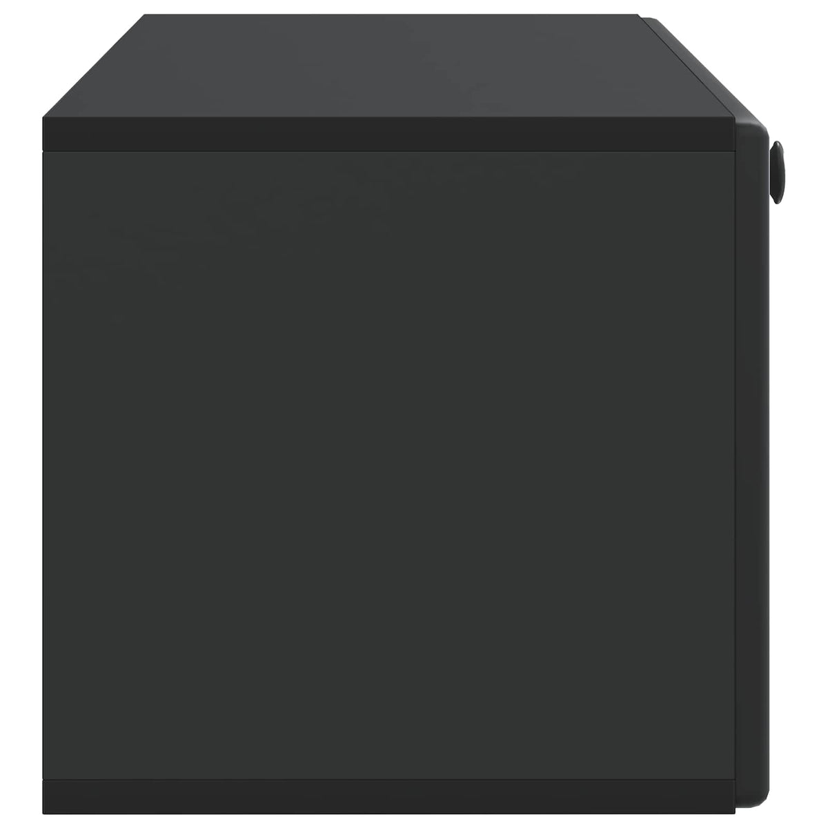 Wandmontierter TV-Schrank 98 x 31 x 30 cm Schwarz Holzwerkstoff