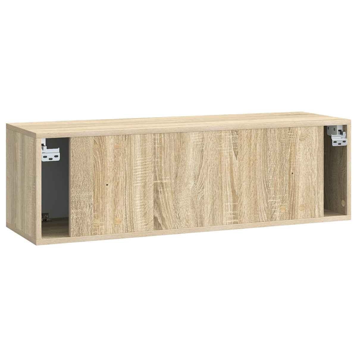 Wandmontierter TV-Schrank 98 x 31 x 30 cm Sonoma-Eiche