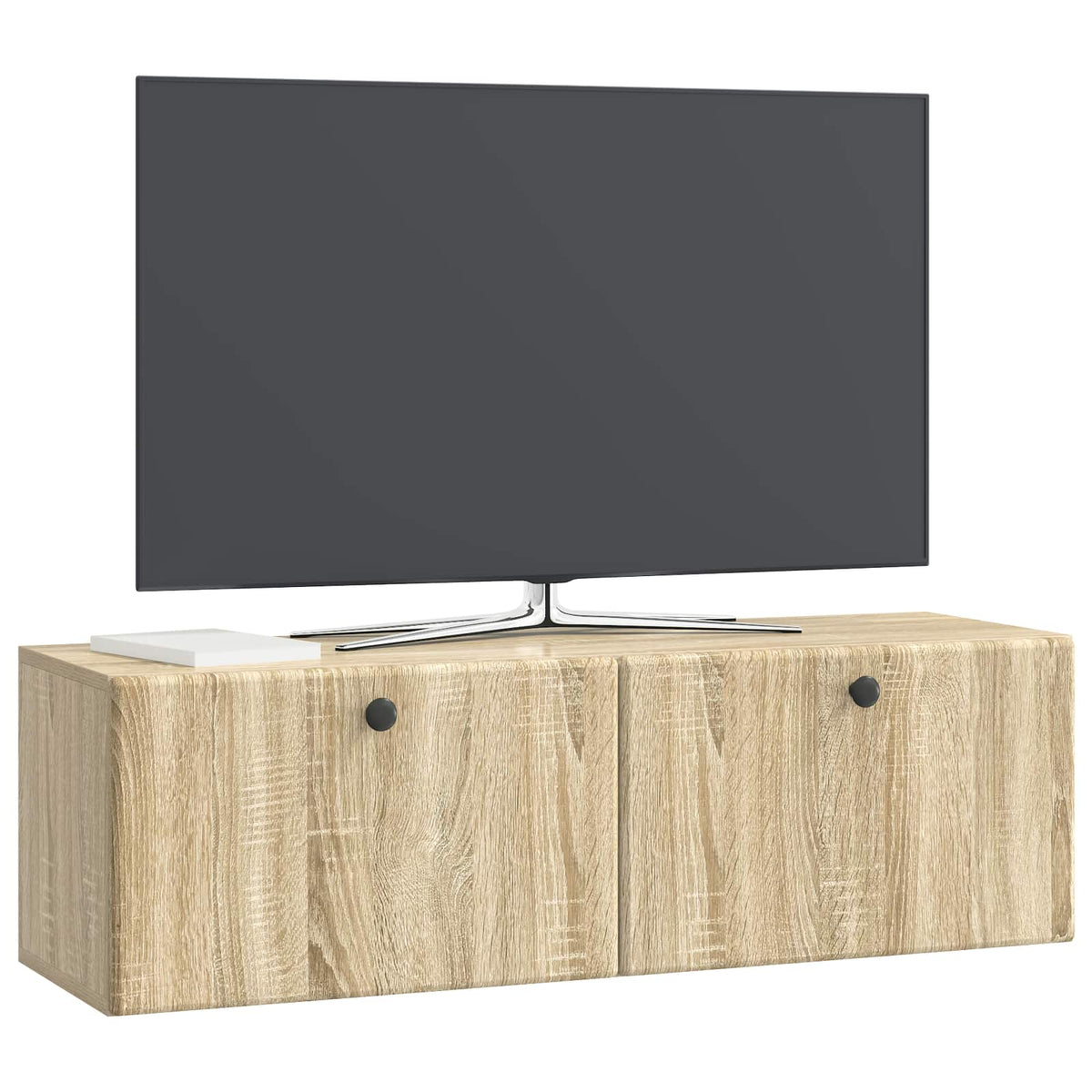 Wandmontierter TV-Schrank 98 x 31 x 30 cm Sonoma-Eiche