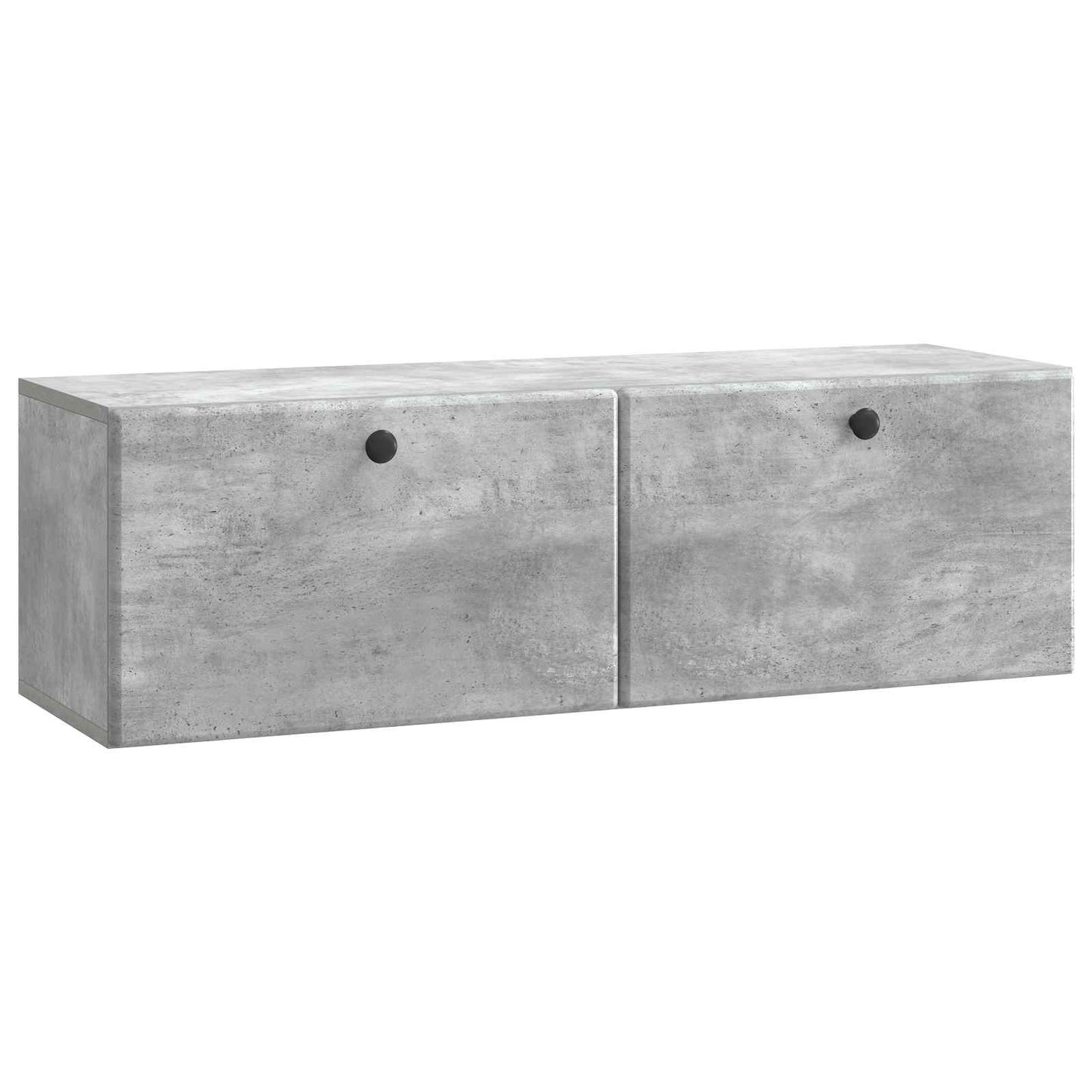 Wandmontierter TV-Schrank 98 x 31 x 30 cm Betongrau