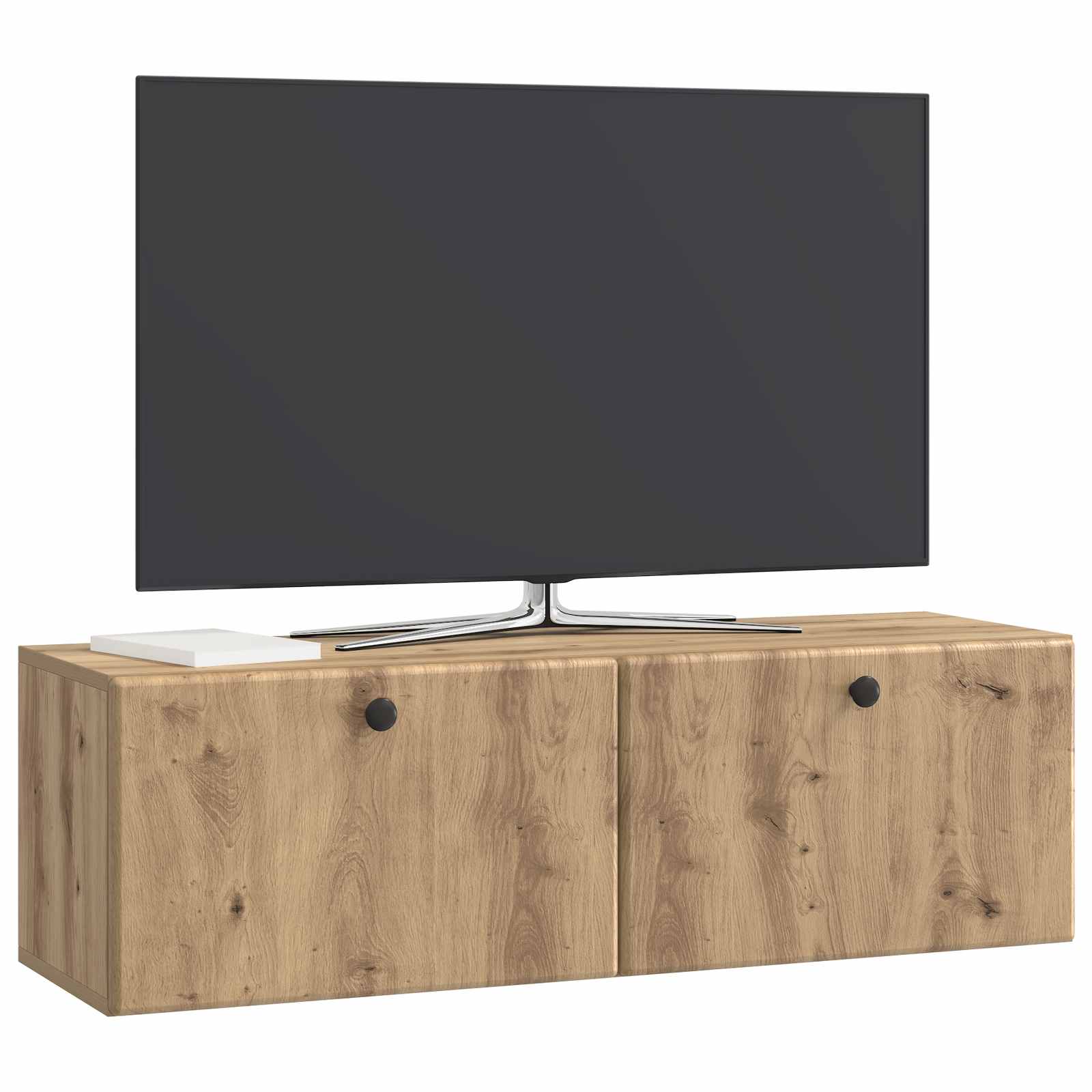 Wandmontierter TV-Schrank 98 x 31 x 30 cm Artisan-Eiche