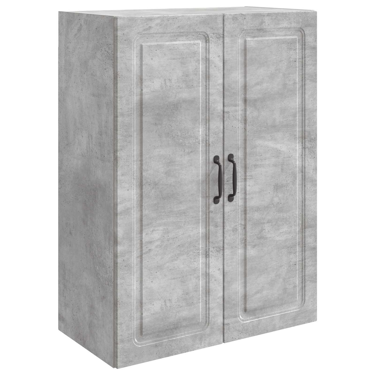 Wandschrank 66 x 34,5 x 90 cm Holzwerkstoff Betongrau