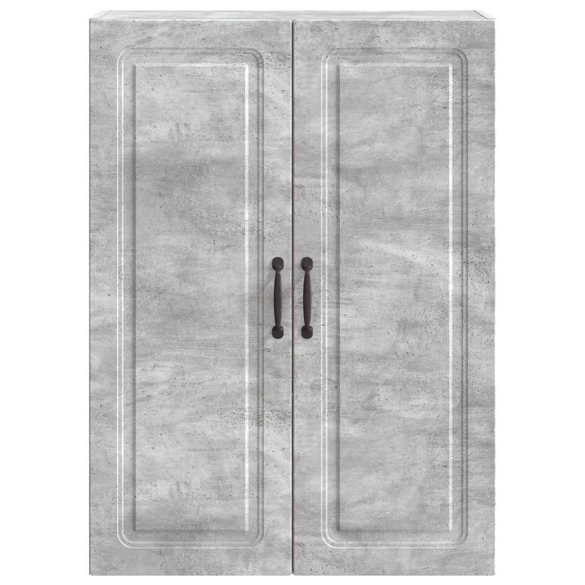 Wandschrank 66 x 34,5 x 90 cm Holzwerkstoff Betongrau