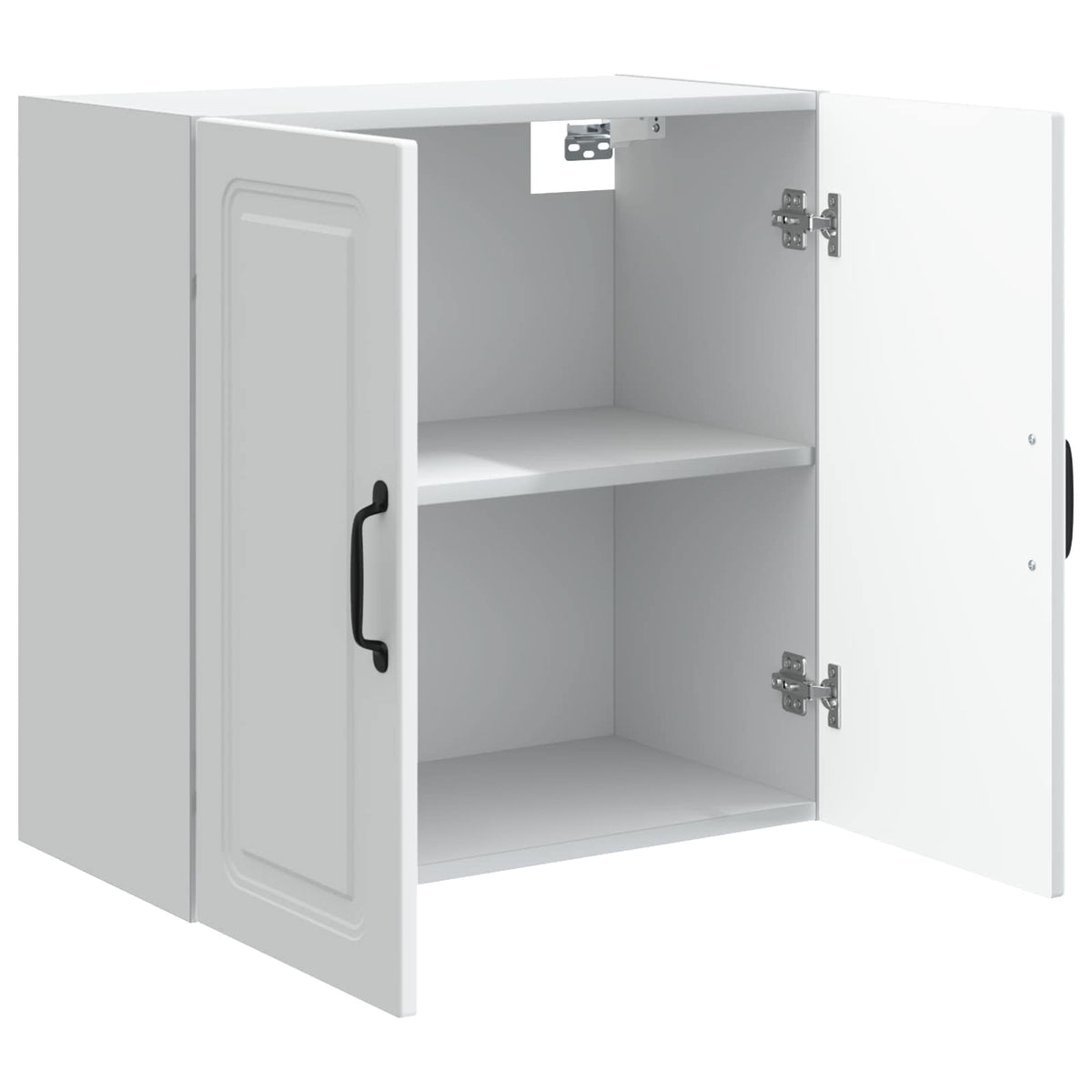 Wandschrank 59 x 31 x 60 cm Holzwerkstoff Weiß