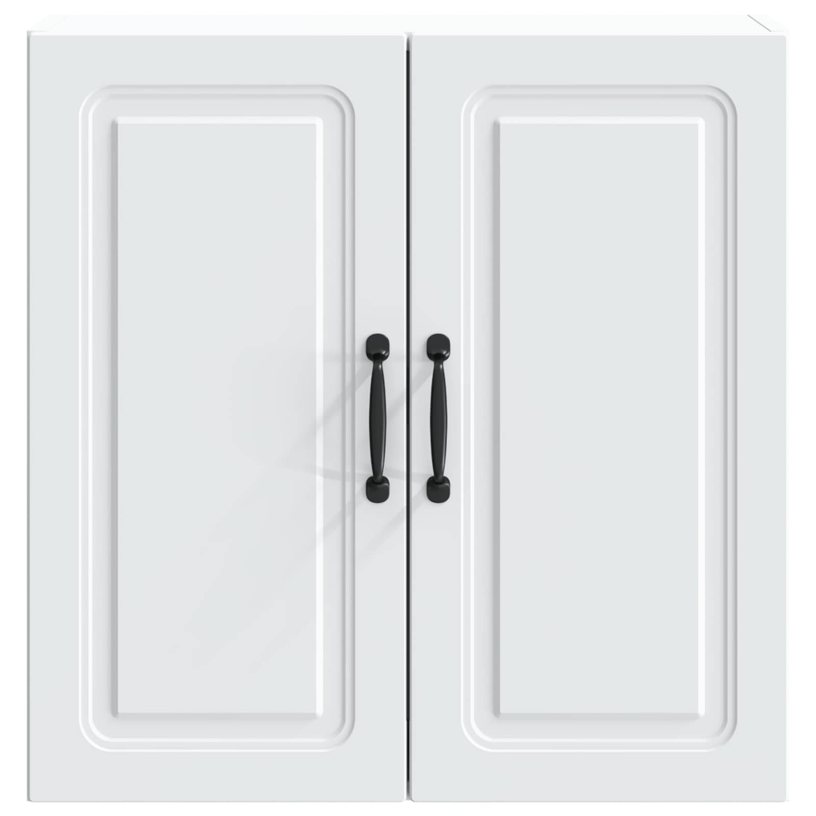 Wandschrank 59 x 31 x 60 cm Holzwerkstoff Weiß