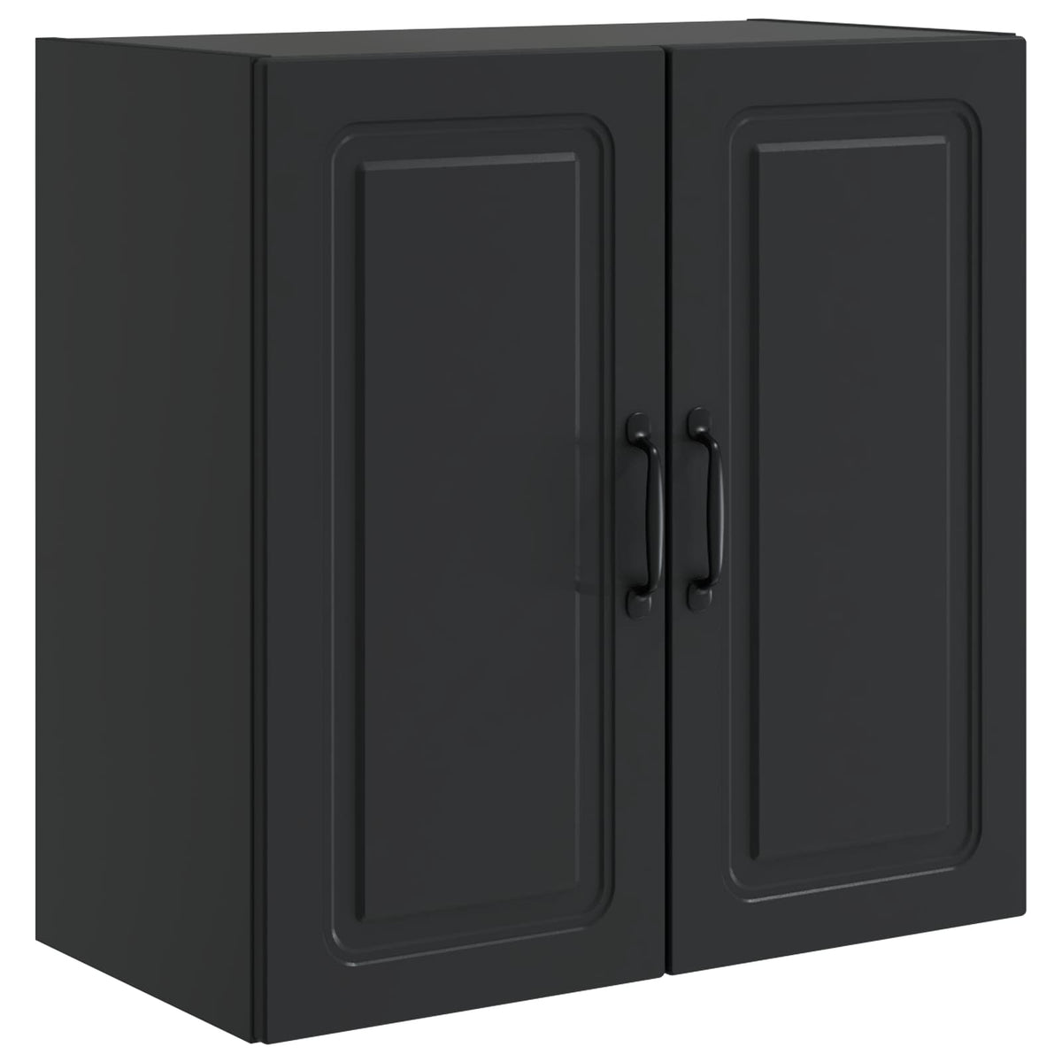 Wandschrank 59 x 31 x 60 cm Holzwerkstoff Schwarz