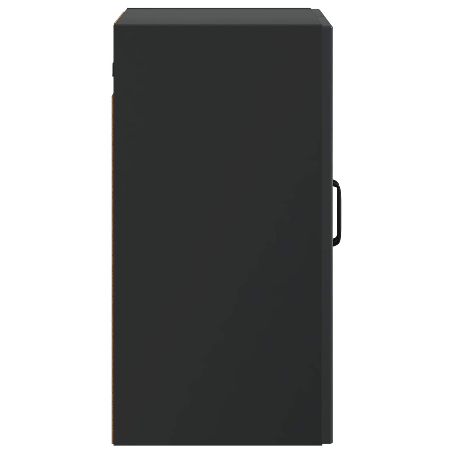 Wandschrank 59 x 31 x 60 cm Holzwerkstoff Schwarz