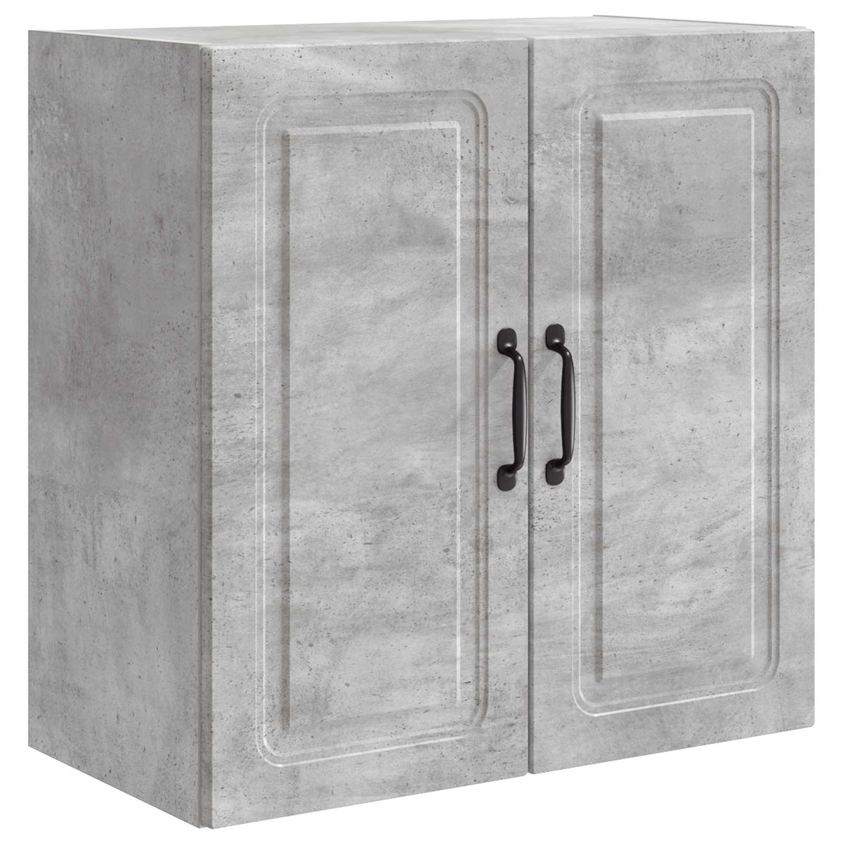 Wandschrank 59 x 31 x 60 cm Holzwerkstoff Betongrau
