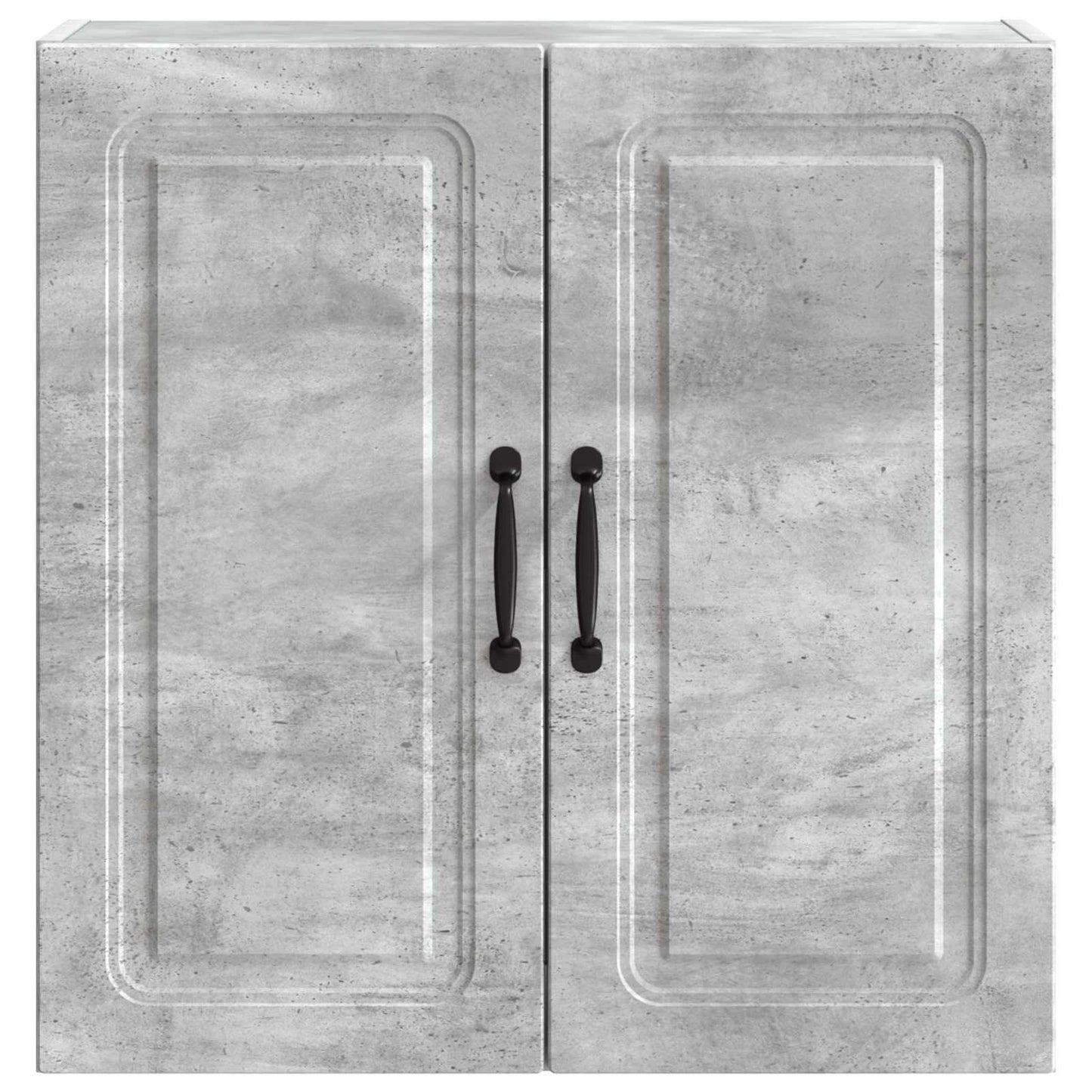 Wandschrank 59 x 31 x 60 cm Holzwerkstoff Betongrau