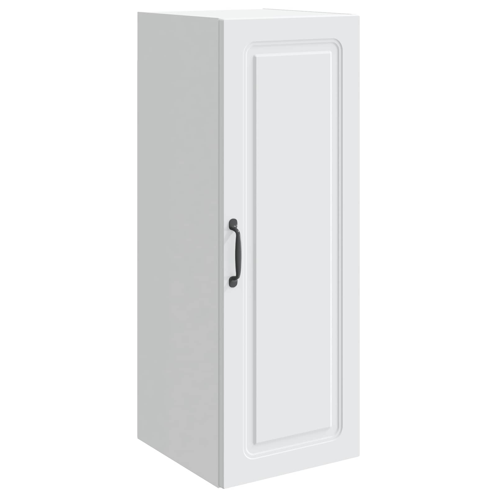 Wandschrank 33 x 34,5 x 90 cm Holzwerkstoff Weiß