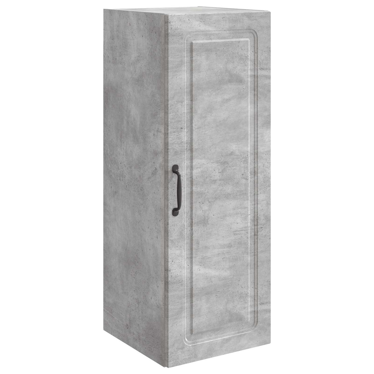 Wandschrank 33 x 34,5 x 90 cm Holzwerkstoff Betongrau