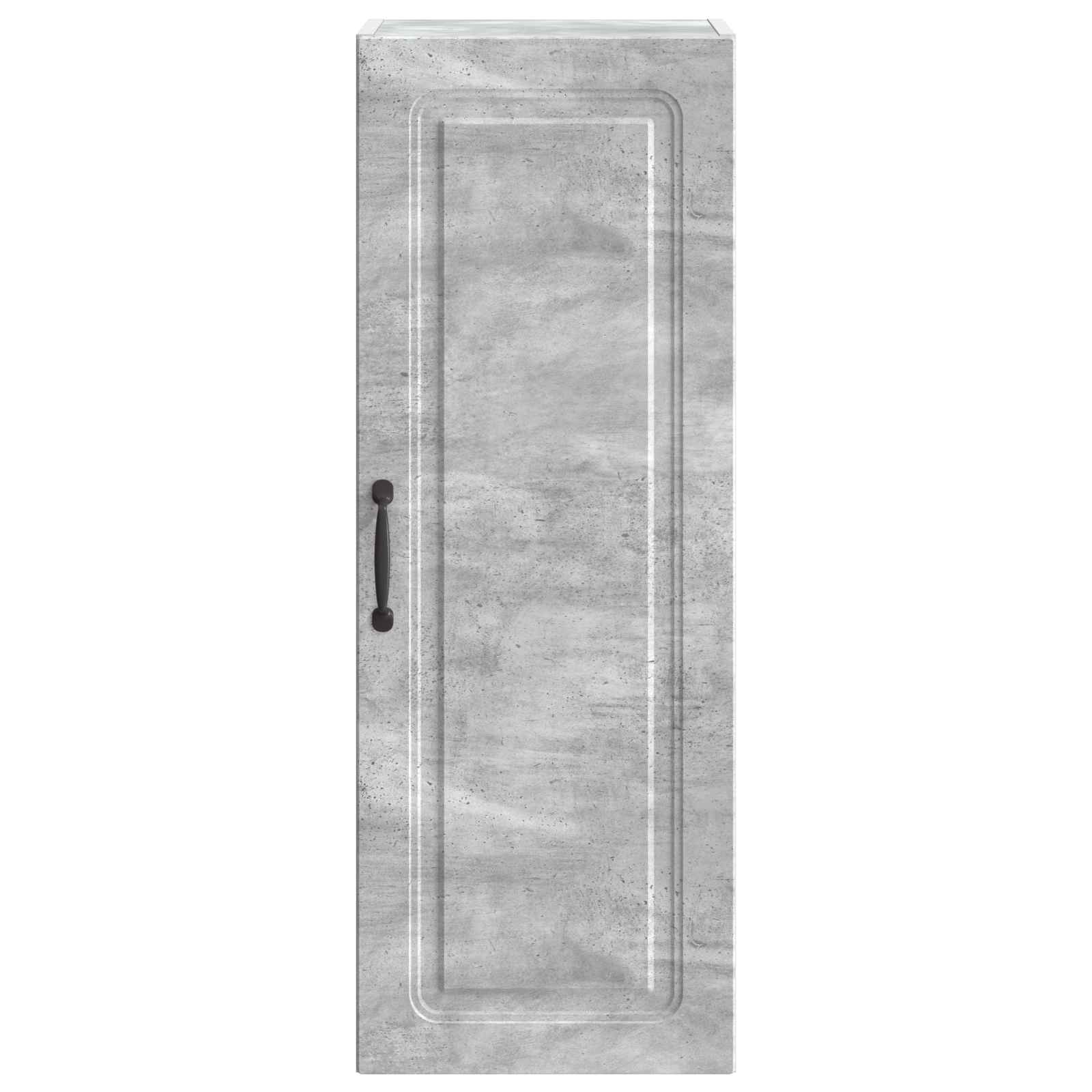 Wandschrank 33 x 34,5 x 90 cm Holzwerkstoff Betongrau