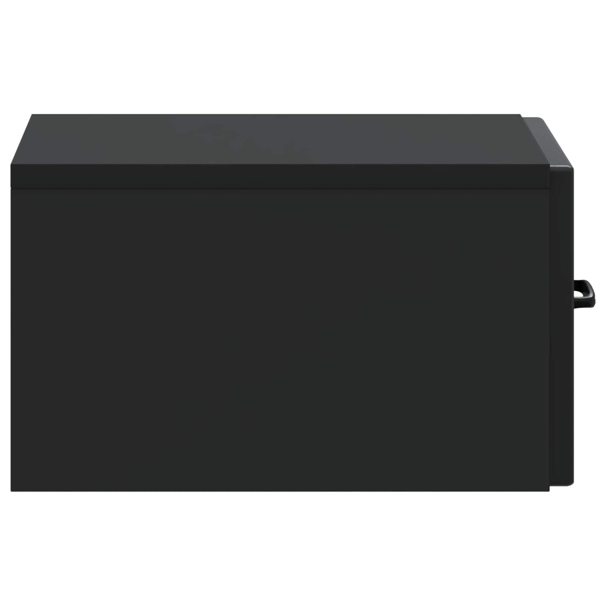 Wandmontierter Nachttisch Schwarz 34,5 x 33 x 20 cm