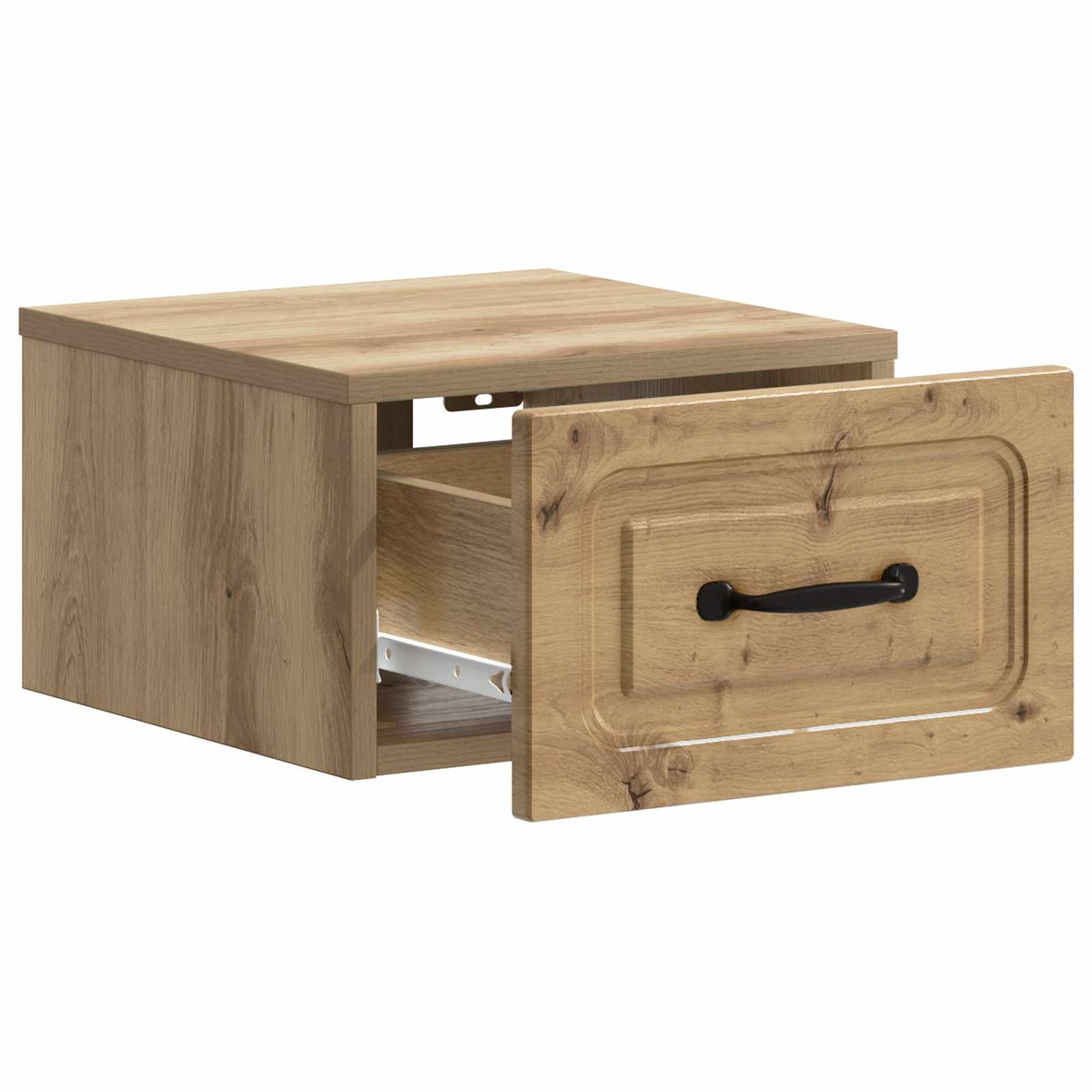 Wandmontierter Nachttisch 2 stk. Artisan-Eiche
