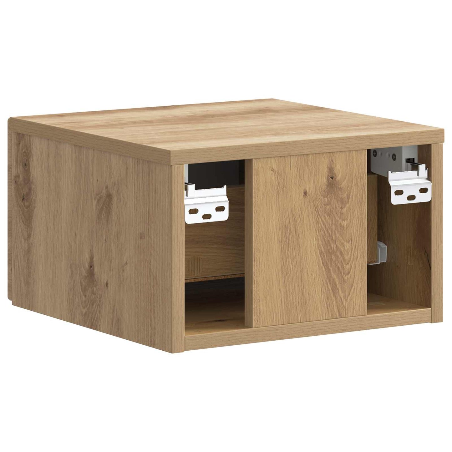 Wandmontierter Nachttisch 2 stk. Artisan-Eiche