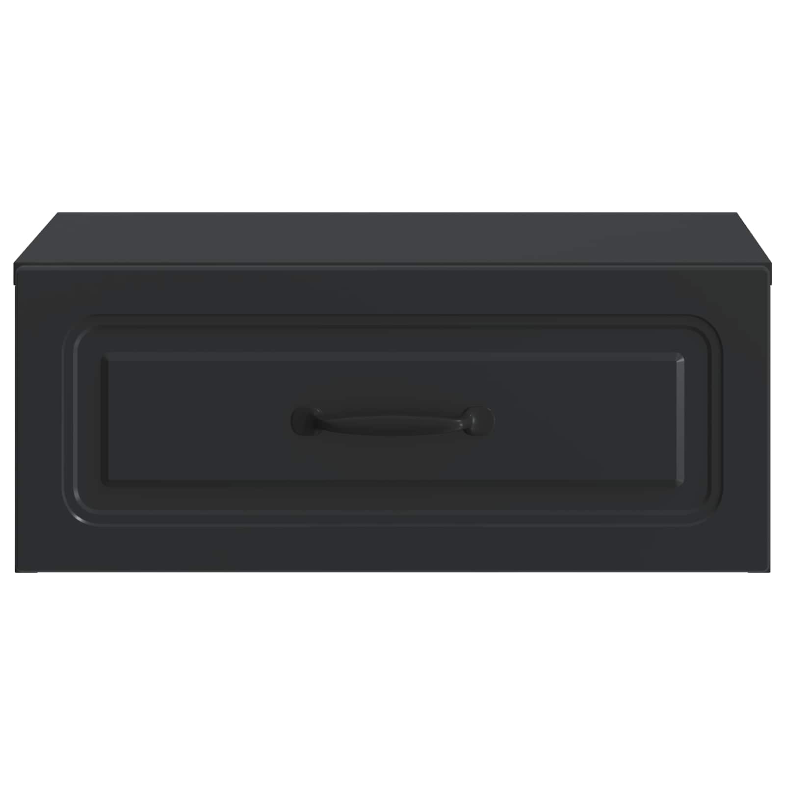 Wandmontierter Nachttisch 2 Stk. Schwarz 49 x 34,5 x 20 cm