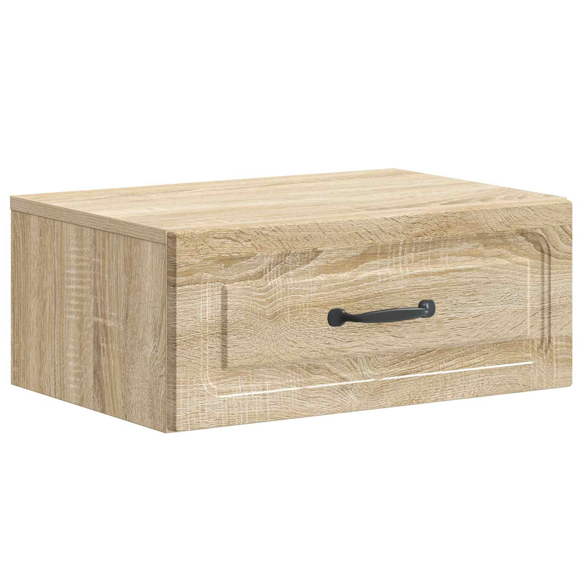 Wandmontierter Nachttisch 2 Stk. Sonoma-Eiche 49 x 34,5 x 20 cm