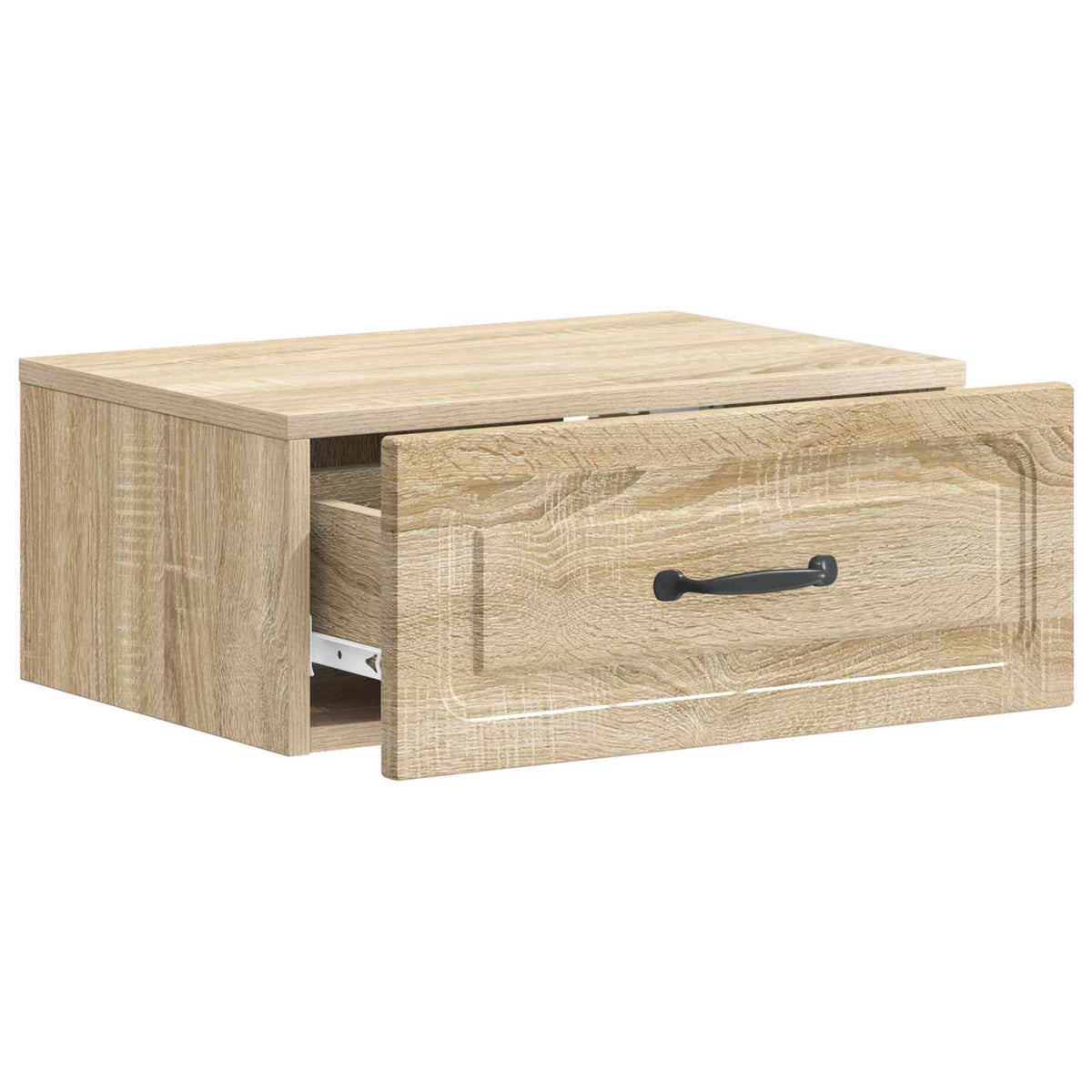 Wandmontierter Nachttisch 2 Stk. Sonoma-Eiche 49 x 34,5 x 20 cm