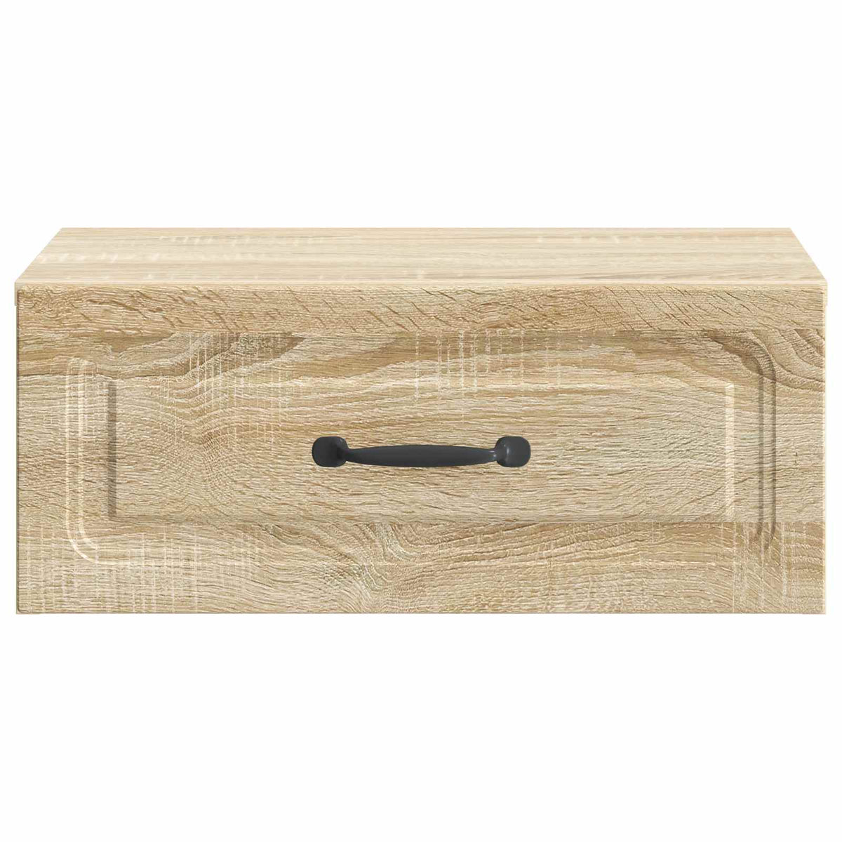 Wandmontierter Nachttisch 2 Stk. Sonoma-Eiche 49 x 34,5 x 20 cm