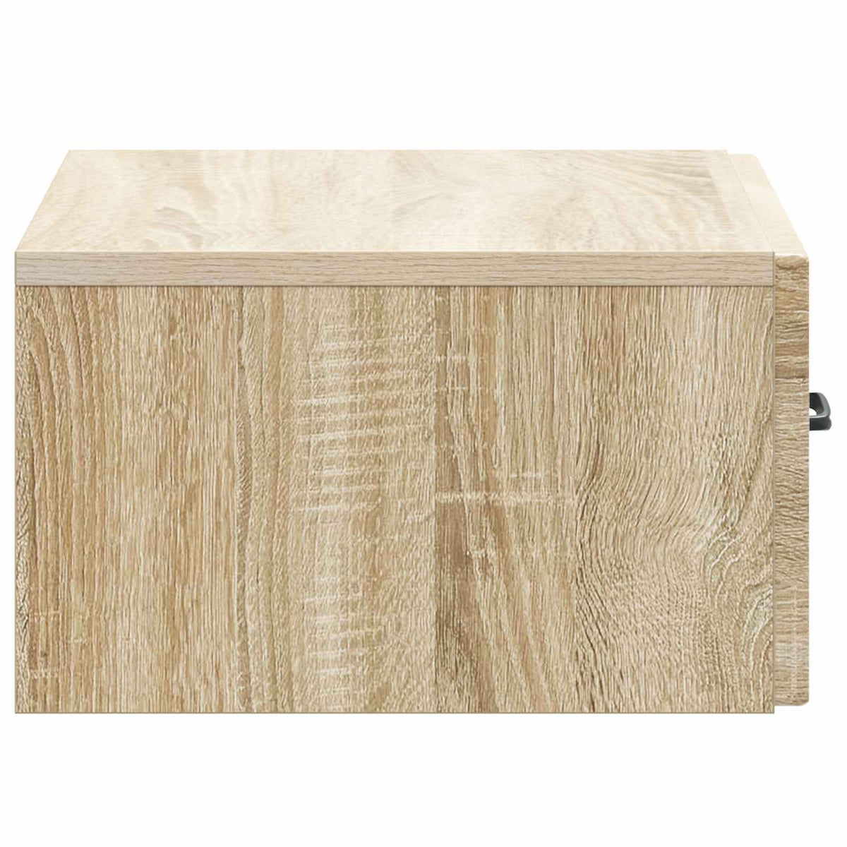 Wandmontierter Nachttisch 2 Stk. Sonoma-Eiche 49 x 34,5 x 20 cm