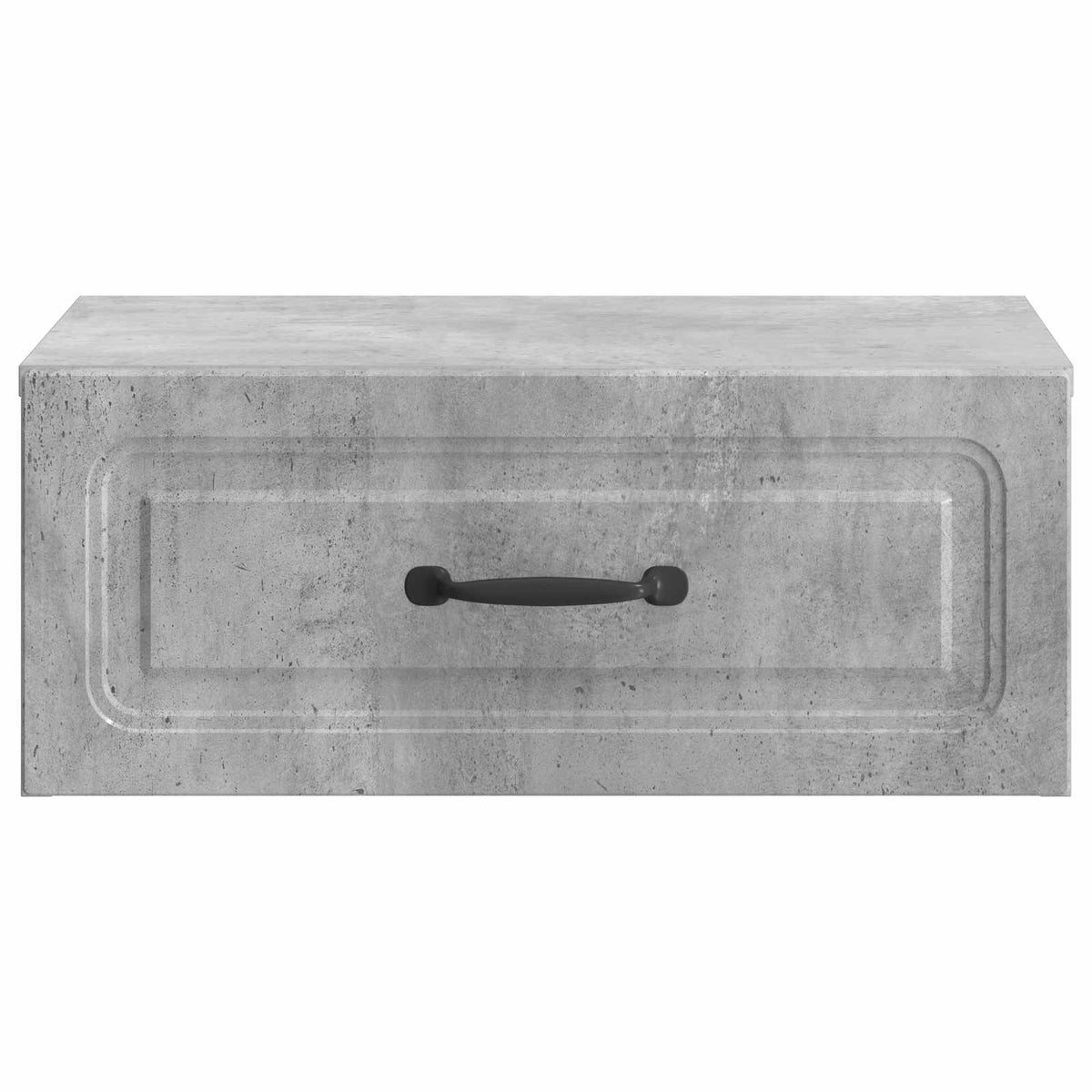Wandmontierter Nachttisch 2 Stk. Betongrau 49 x 34,5 x 20 cm