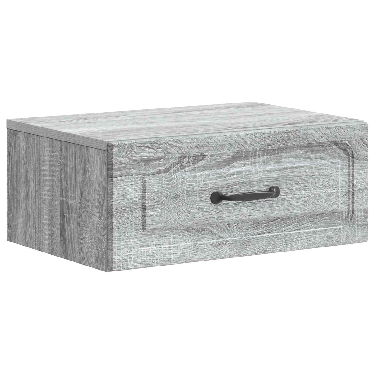 Wandmontierter Nachttisch 2 Stk. Sonoma-Grau 49 x 34,5 x 20 cm