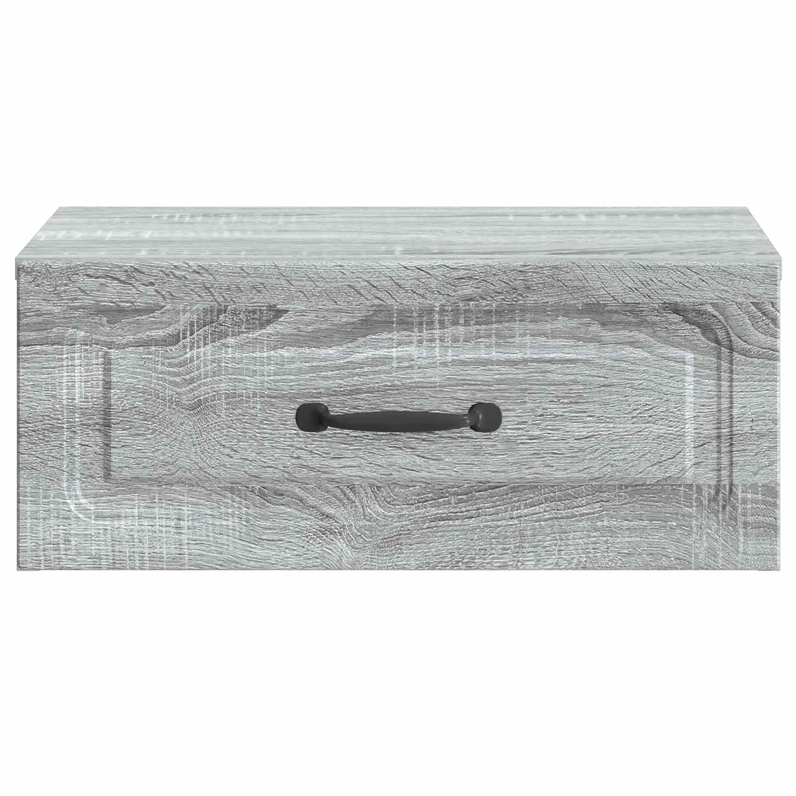 Wandmontierter Nachttisch 2 Stk. Sonoma-Grau 49 x 34,5 x 20 cm