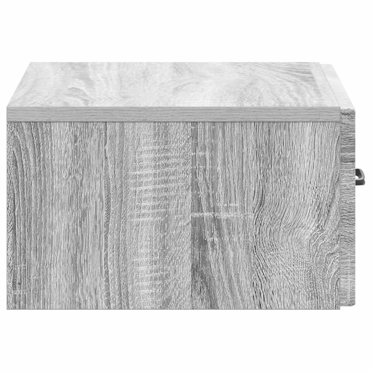 Wandmontierter Nachttisch 2 Stk. Sonoma-Grau 49 x 34,5 x 20 cm
