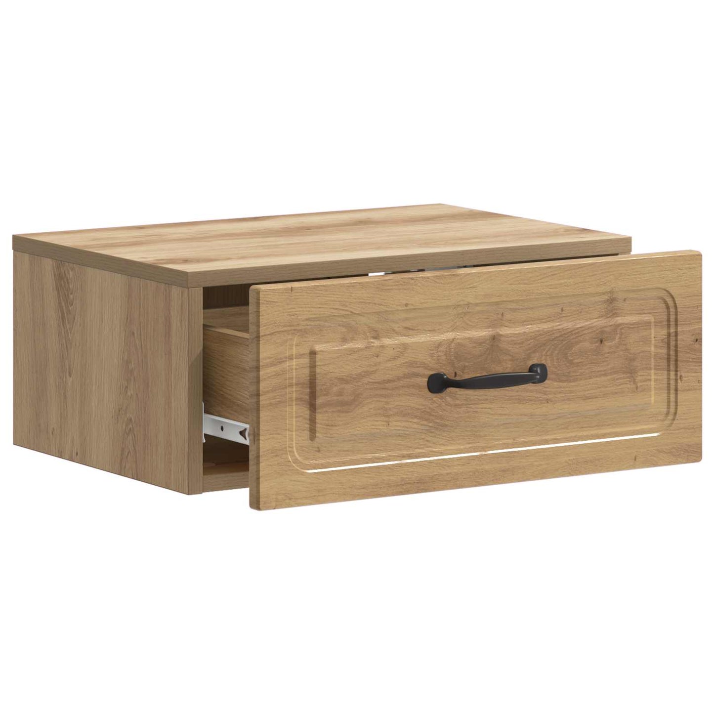 Wandmontierter Nachttisch 2 stk. Artisan-Eiche