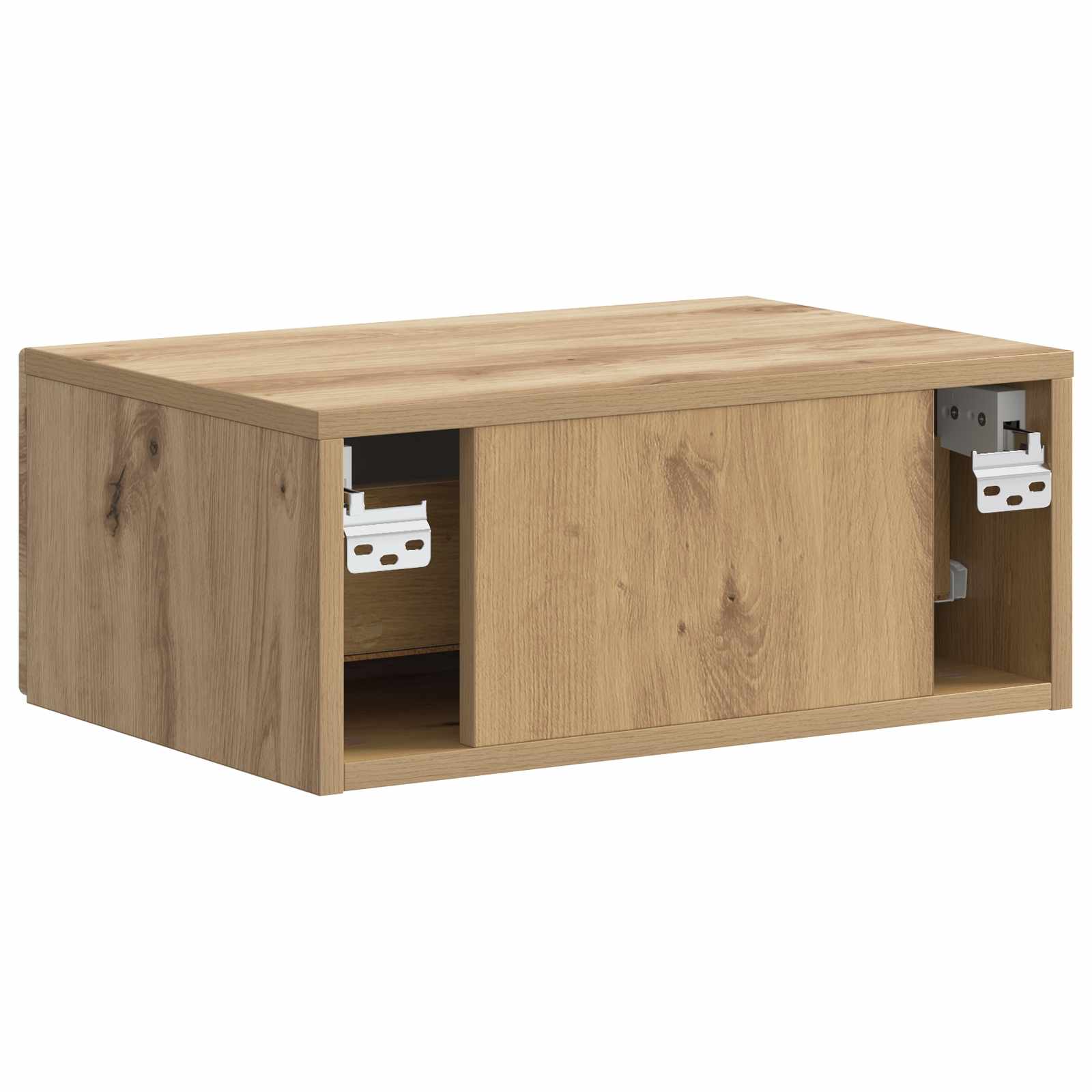 Wandmontierter Nachttisch 2 stk. Artisan-Eiche