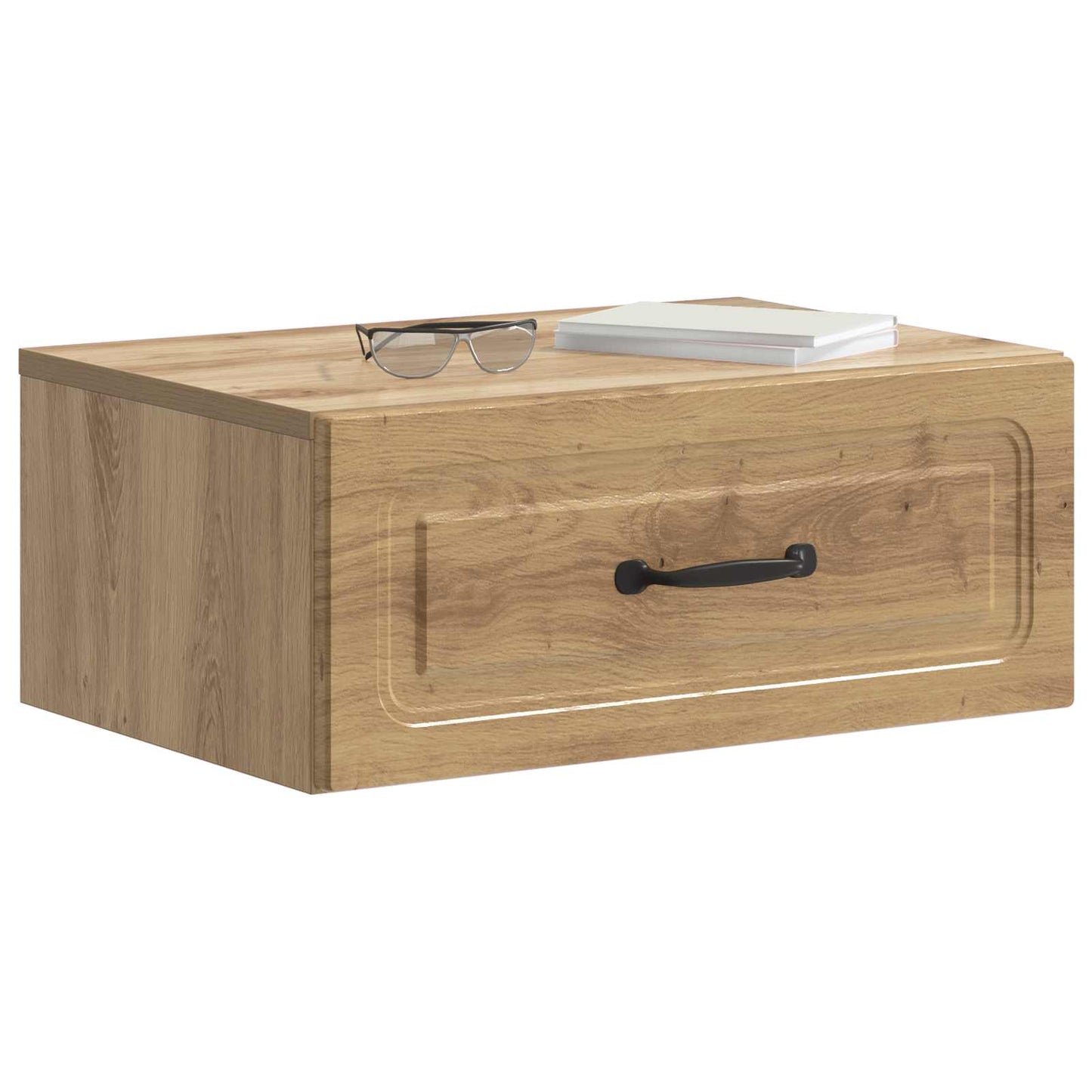 Wandmontierter Nachttisch 2 stk. Artisan-Eiche