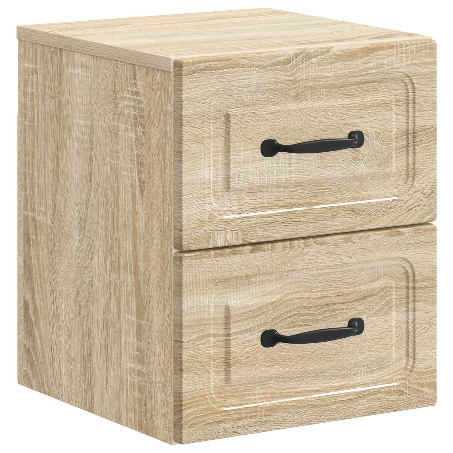 Wandmontierter Nachttisch Sonoma-Eiche 34,5 x 33 x 40 cm