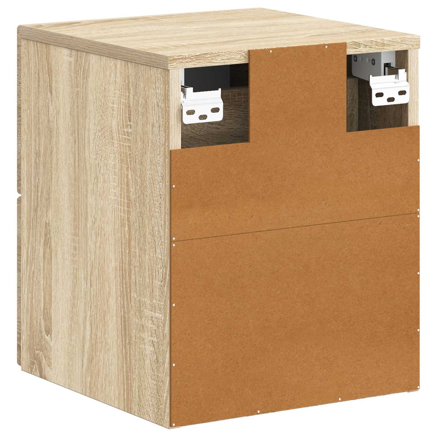 Wandmontierter Nachttisch Sonoma-Eiche 34,5 x 33 x 40 cm