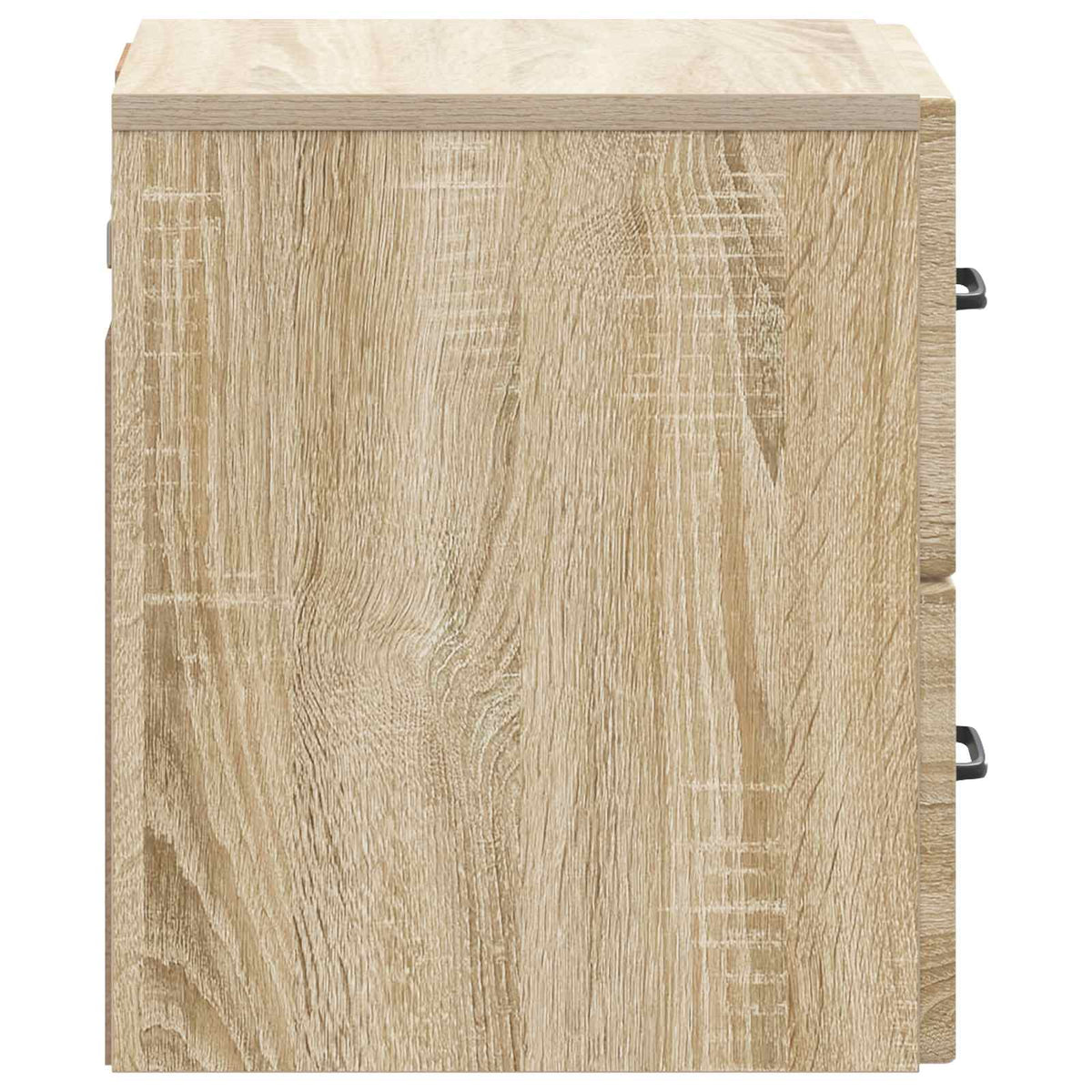 Wandmontierter Nachttisch 2 stk. Sonoma-Eiche 34,5 x 33 x 40 cm