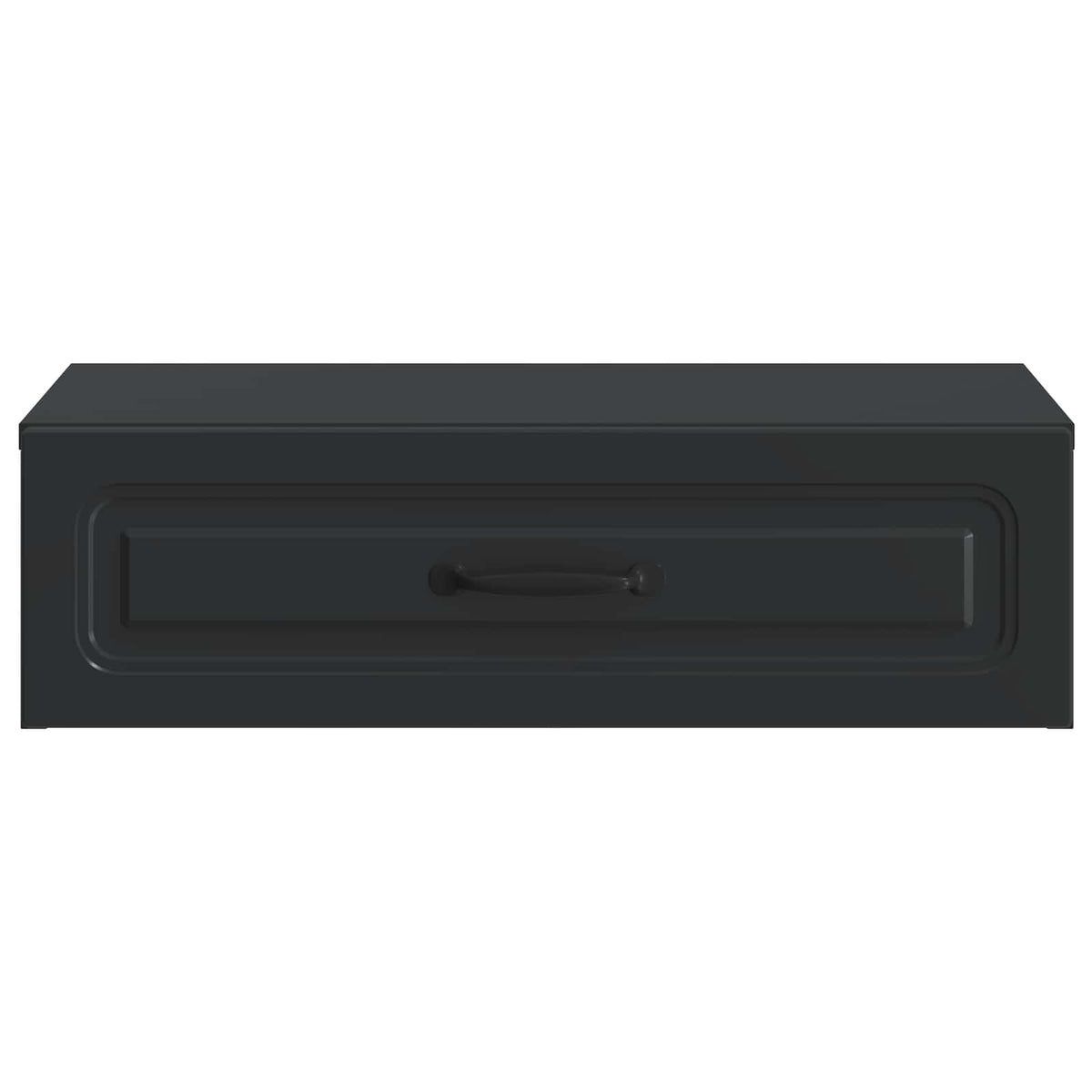 Wandmontierter Beistelltisch Schwarz 59 x 34,5 x 17 cm
