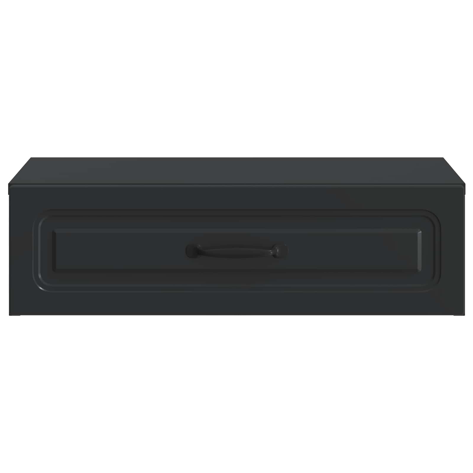 Wandmontierter Beistelltisch Schwarz 59 x 34,5 x 17 cm
